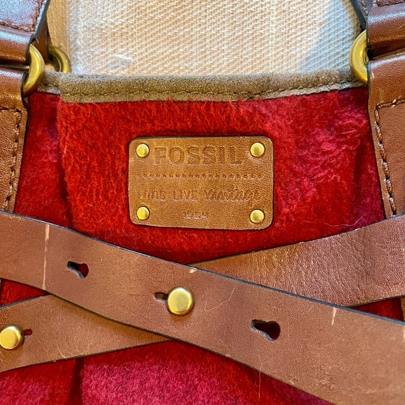Fossil Bag Maroon - Picture 3 of 6